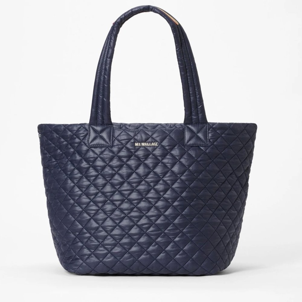 MZ Wallace Medium Metro Tote Dawn Rec Navy
